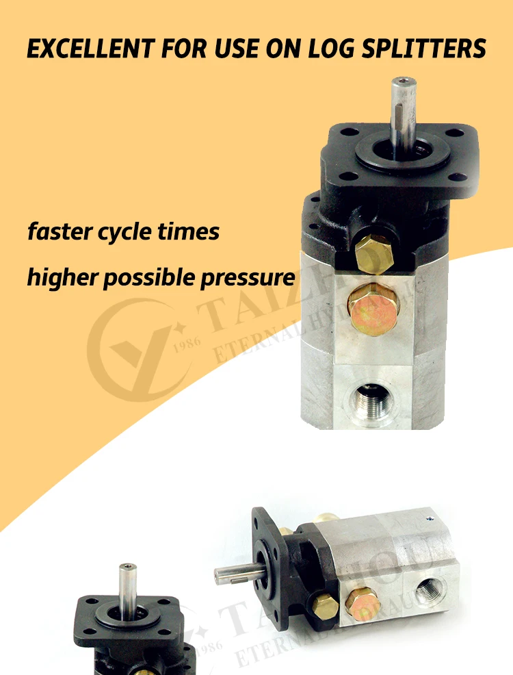 CBT 8 11 13 16 GPM Concentric 2 Stage Two Stage 3000 PSI cast iron Oil Pump  Hydraulic Gear Pump Log Splitter Pump
