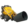 Multifunction surface mini bucket skid steer loader