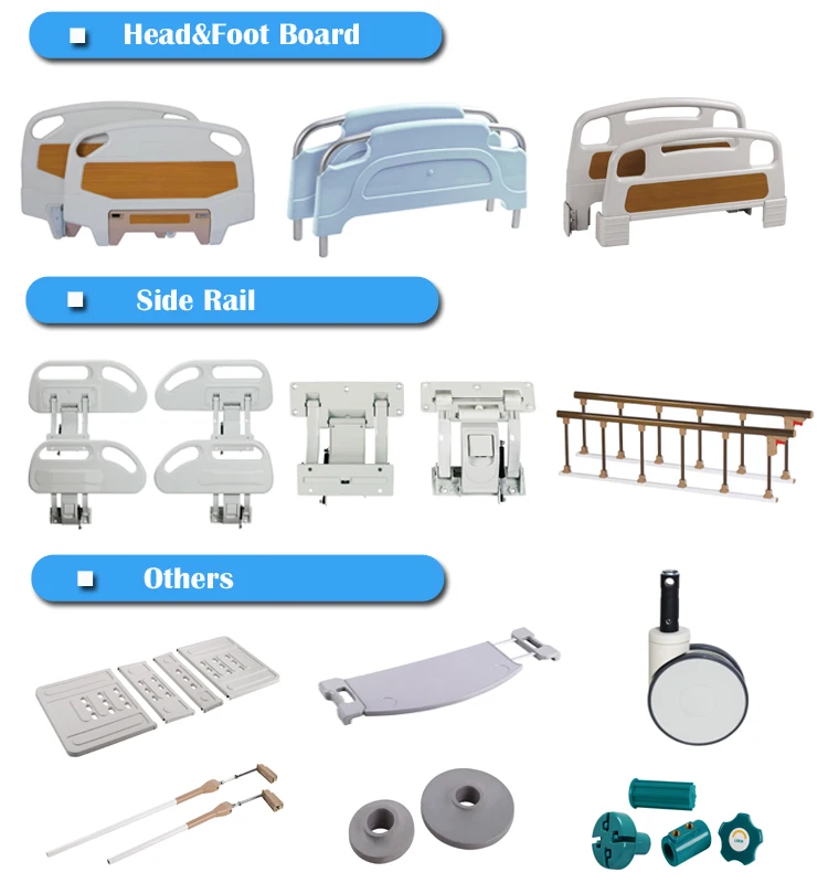 Hospital furniture 6 function electric home care bed medical nursing bed for old people Manufacturer's Direct Sales LS-EA5001