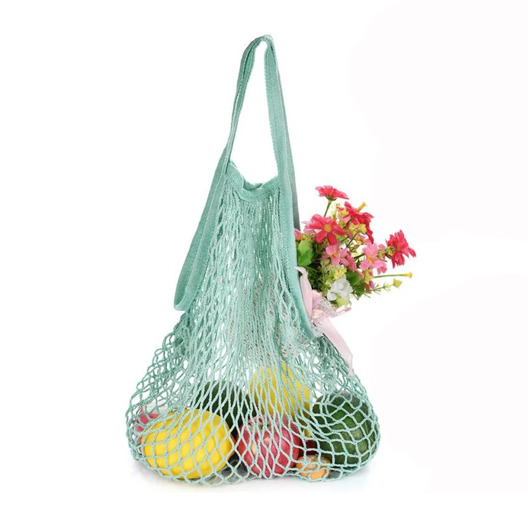 

custom logo foldable mesh net grocery hopping bag women houlder tote bags for fruit vegetables,10 Pieces, Customized color