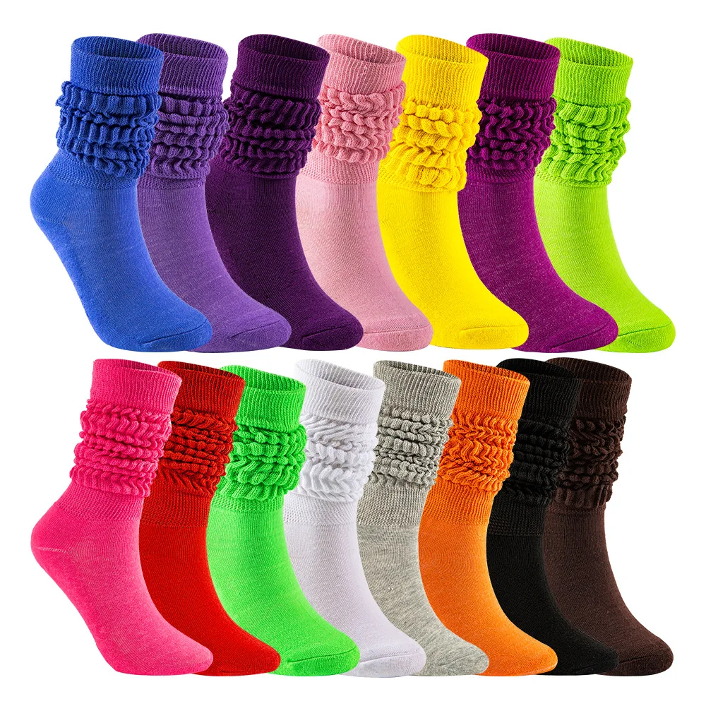 Women Over The Knee High Socks Striped 