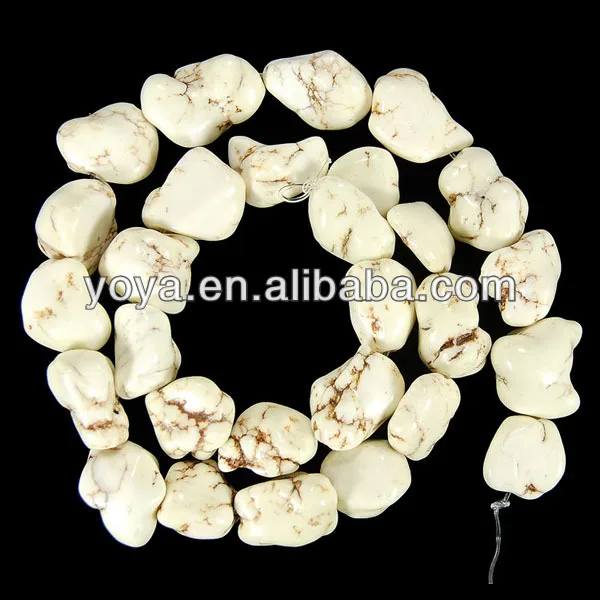Howlite Turquoise Nugget Beads,Magnesite Nugget Beads.jpg