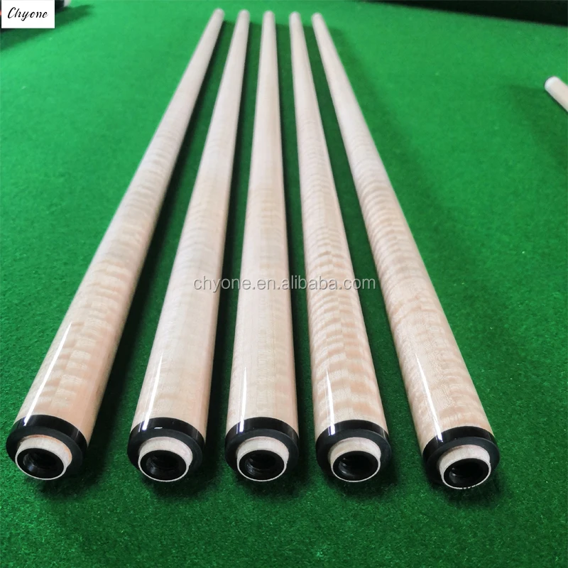 Chyone 12/13mm Very Straight 12pcs Laminated Curly Maple Shaft With