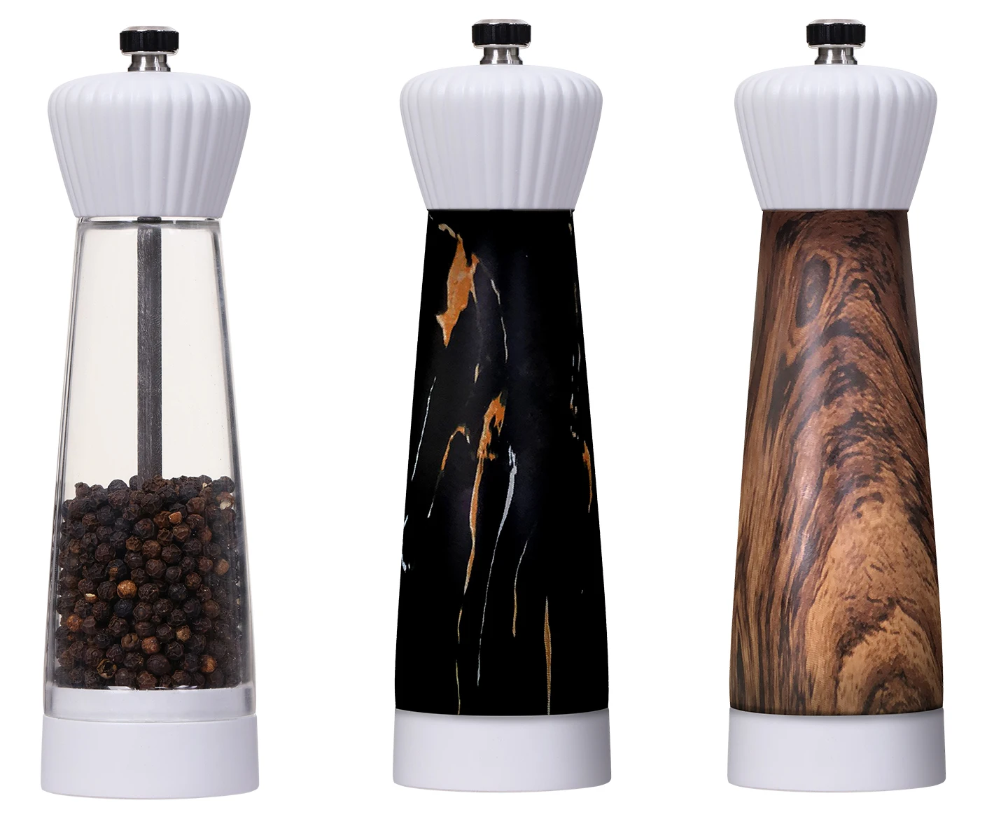 Large Capacity 250ml Glass Spice Pepper Jar With Grinder Buy Glass