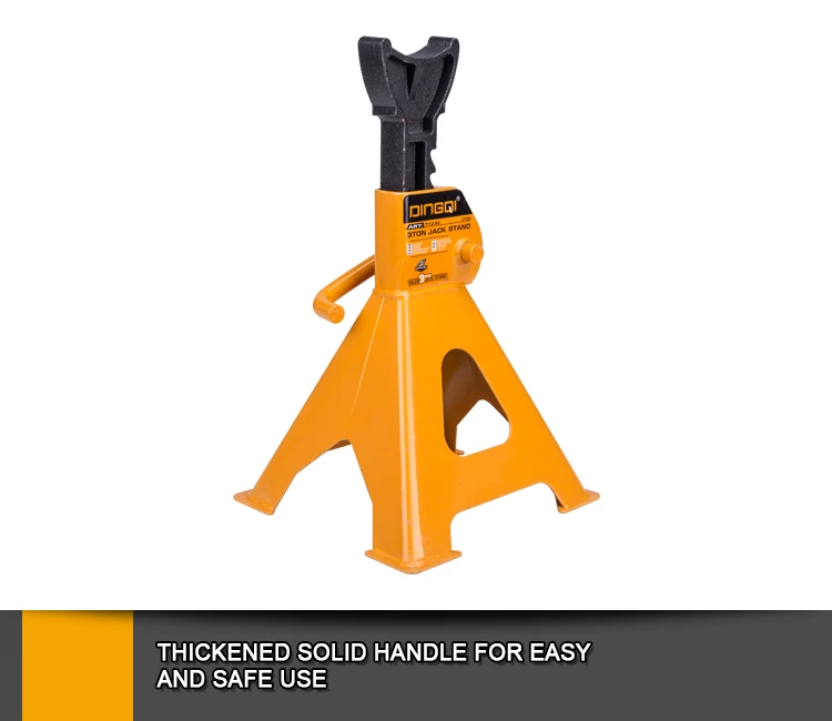 Dingqi Rolling Car Screw Jack Stand Heavy Duty Auto Adjustable Folding