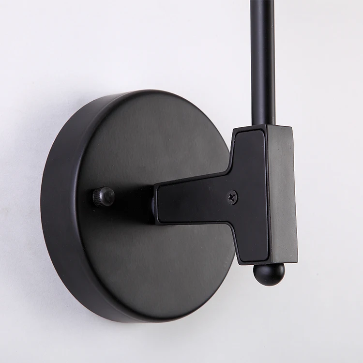 Modern decorative hotel bedside gold metal energy saving led wall lamp