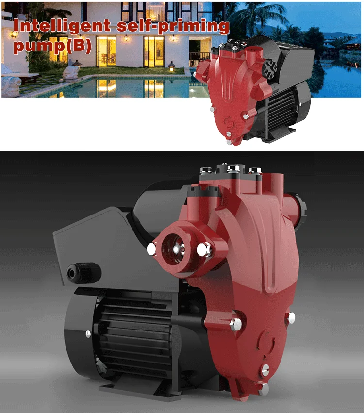 WZB high pressure automatic centrifugal booster intelligent smart for household brass impeller household water pump