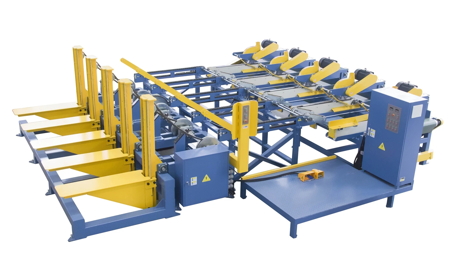 sf8005 wood multi cross cutter with automatic feeding system