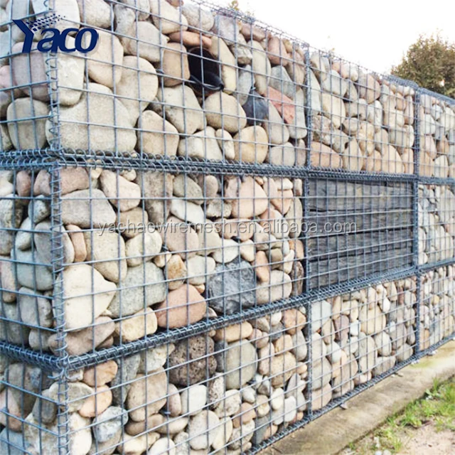 2x1x1m Galfan Znal Wire Gabion Mesh Grid Box Stone Cage Basket Price