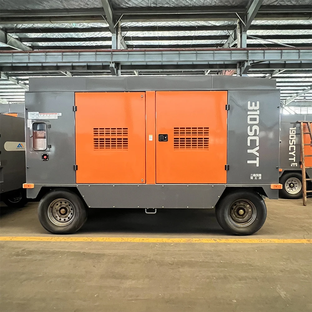 310SCYT 1000cfm 25bar Diesel Engine Screw Compressors for Construction