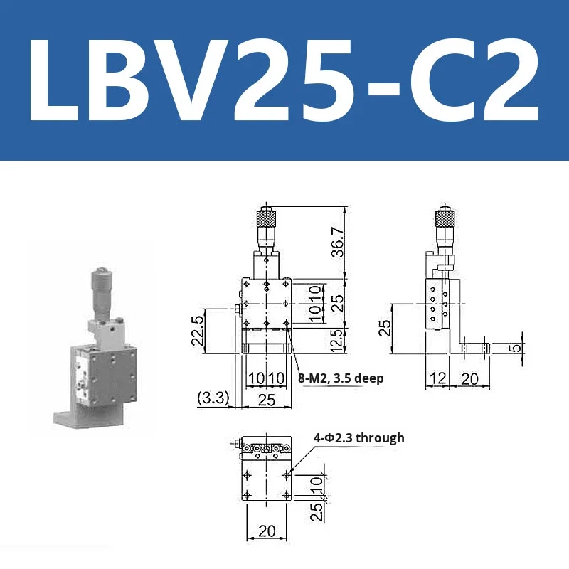 80 precision manual fine adjustment adjustable platform 1-14