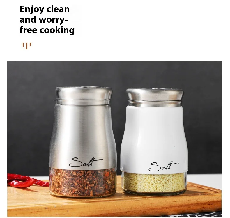 product 4oz glass spice jars set 120ml seasoning bottle storage bottles  jars supplier-8