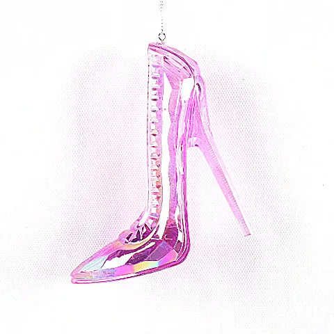 pink high heel ornament