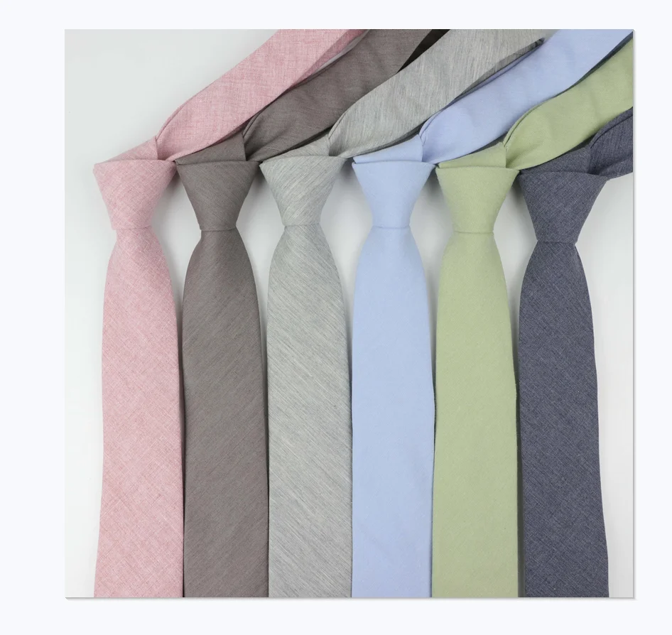

High Quantity Cotton Ties Men's olid Color,1 Piece, Photo shown