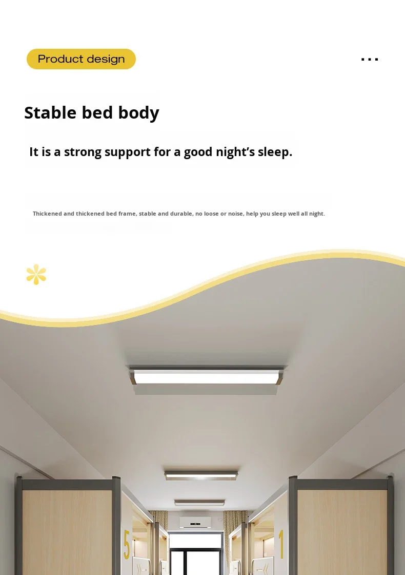 product free 3d design service apartment bed furniture double decker iron student dormitory bunk bed with two floors for metal school-18