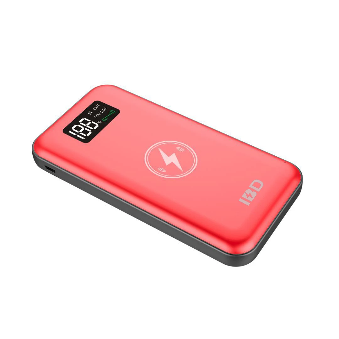 2020 Newest 10000mah Wireless Banks Power Portable Digital Powerbanks
