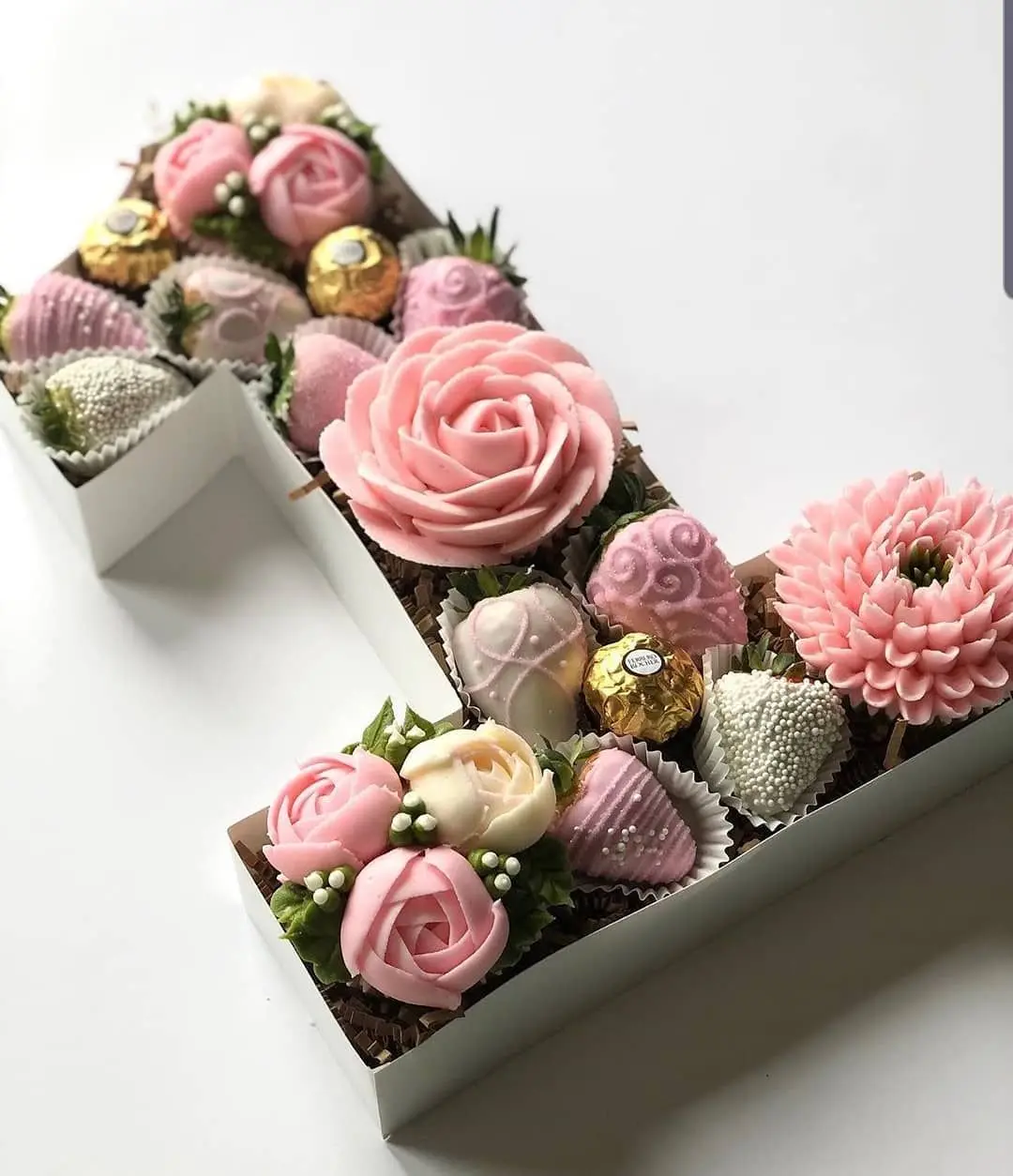 Birthday Cupcakes In Favorite Number Gift Box Rose Flower Box Buy