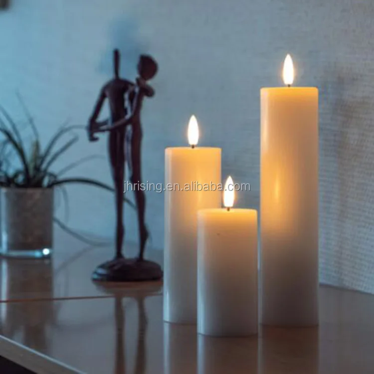 New bullet wick candle flameless LED candle sets