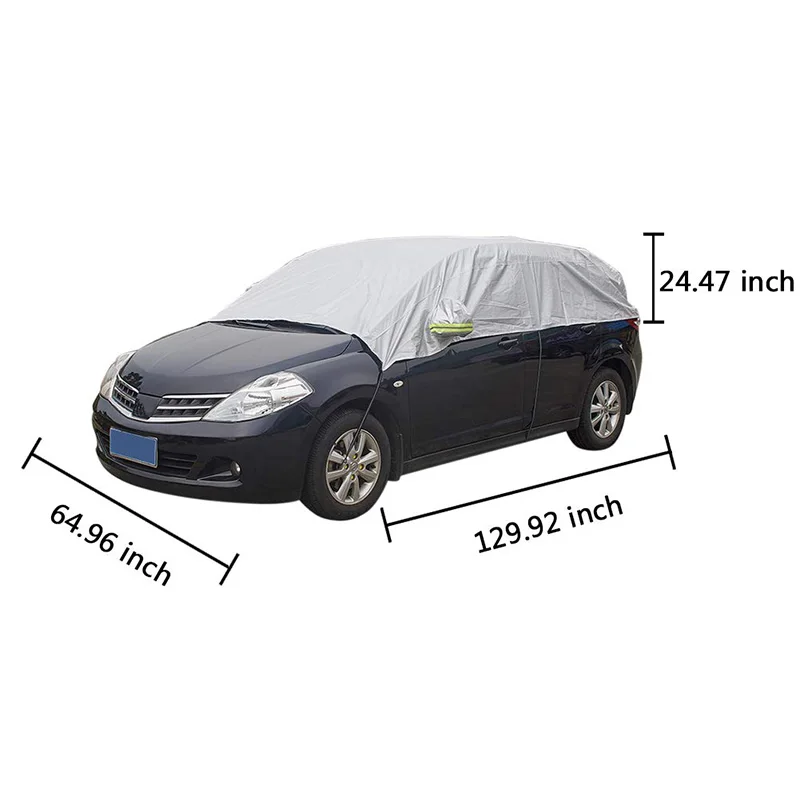 Durable Waterproof Car Cover Peva Plastic Half Car Cover Car