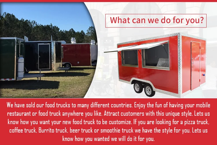 China Multifunctional Street Food Cart/mobile Snack Car/food Truck For