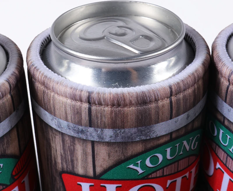 Custom Oem Stubby Can Cooler Holder Beer Bottle Sleeve With Sublimation
