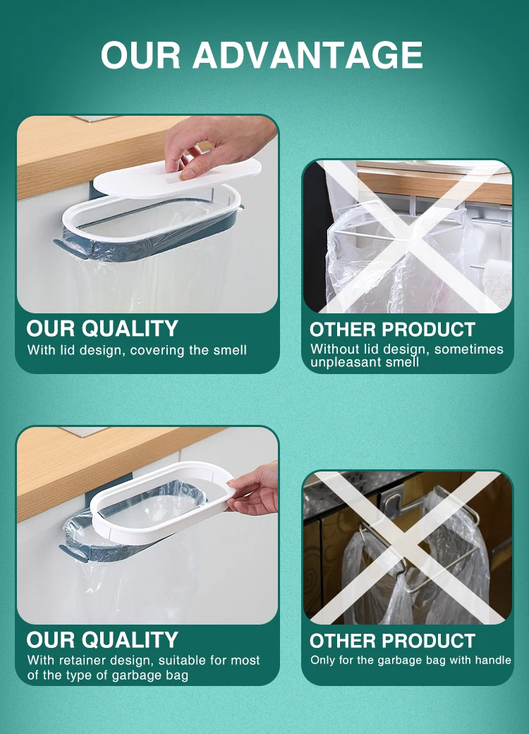 Kitchen Tools Portable Hanging Trash Garbage Bag Holder,Hot Sale
