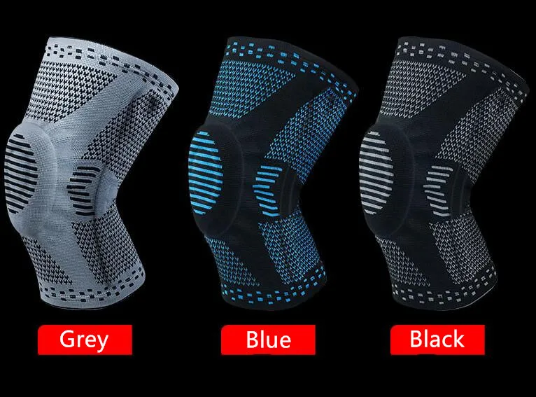 Compression Knee Compression Sleeve with Side Stabilizers and Patella Gel Pads for sports and outdoor activities