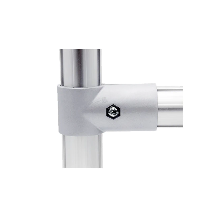 product 43mm series 6000 series external direct coupling third generation rod aluminum alloy lean pipe connector accessories for car-12