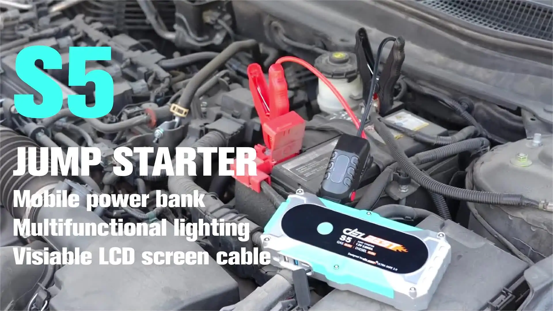 Portable Car Jump Starter With Air Compressor, BUTURE