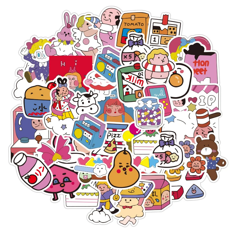 cartoon laptop stickers