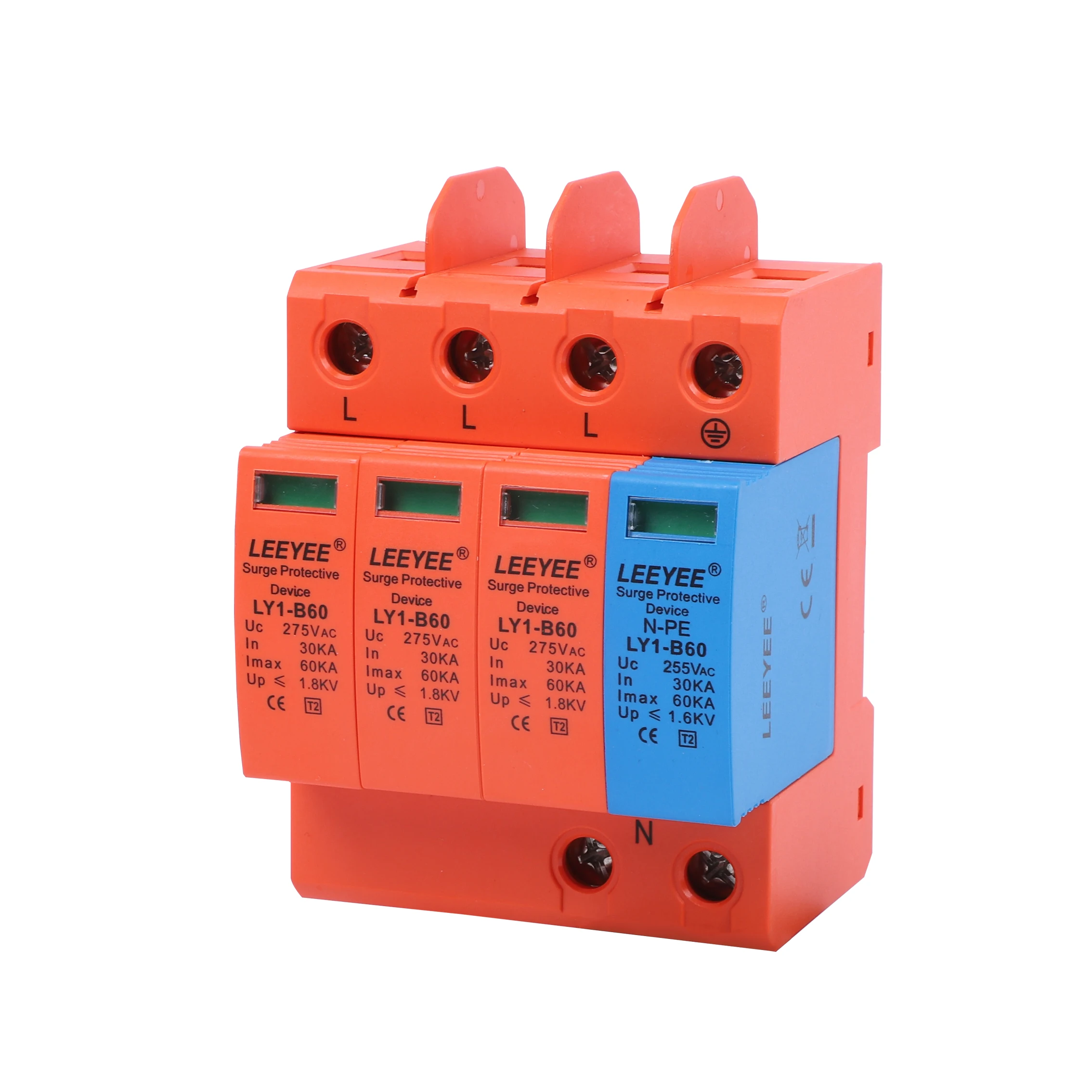 Mov Varistor Type 60ka 3p Npe Un220v Uc275v Ac Surge Arrester Buy