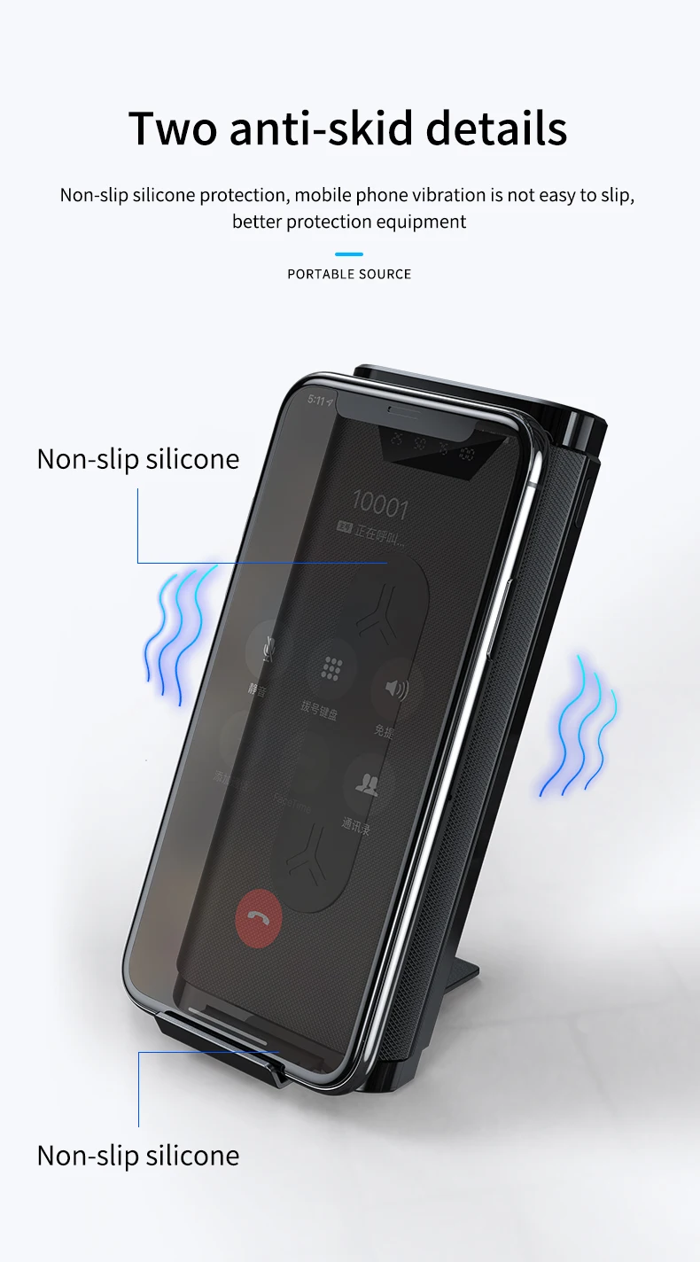 2020 new Portable Wireless Power Bank 10000 mah High Capacity Wireless Power banks - ANKUX.COM