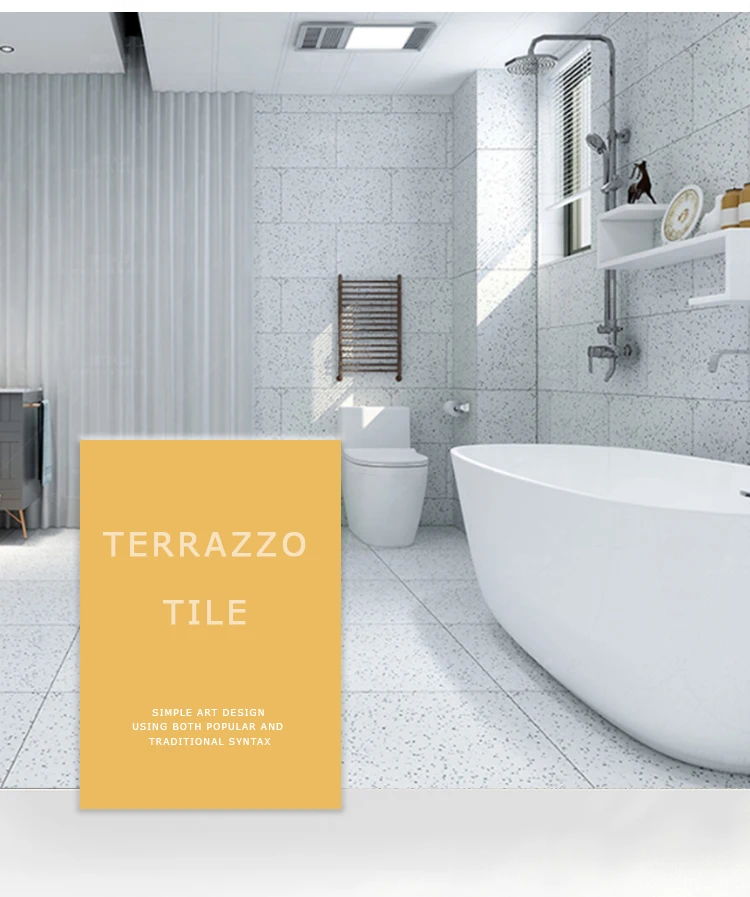 Künstlicher Marmorstein Hersteller Mehrfarbige Terrazzo Fliesen