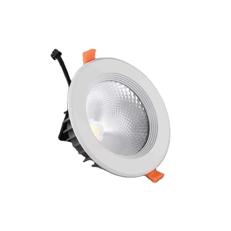 Aluminum round  CCT 3000K, 4000K,6000K 15w cob led 4 inch downlight