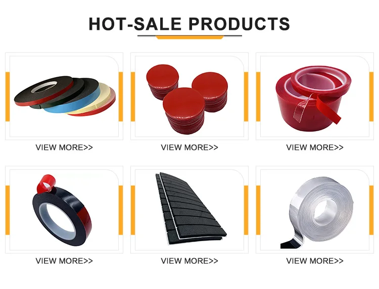 Custom Thickness Easy Tear Double Sided Pe Foam Tape