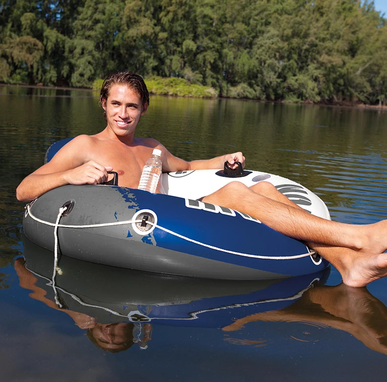INTEX 58825 INFLATABLE RIVER SWIMMING FLOAT Single Black Net Drift ...