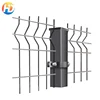 Outdoor welded wire mesh fence / galvanized 3d curved wire mesh panels for garden