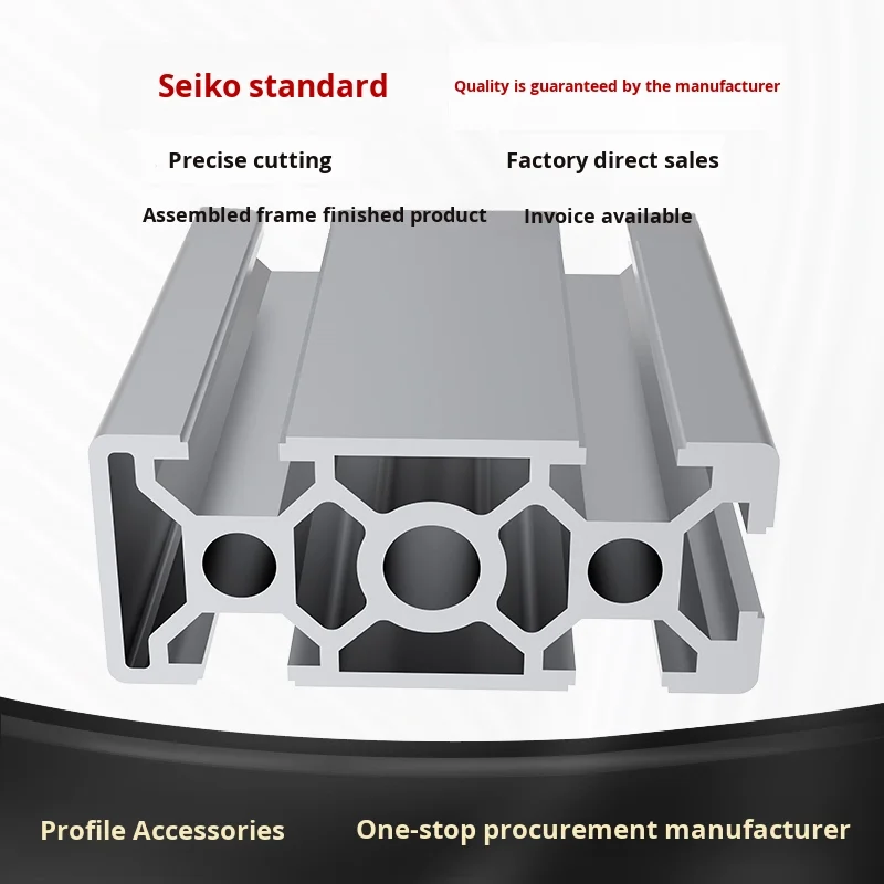 2047 EN DIY Furniture Custom Black Frame Aluminum Alloy Profile Square Tube Wardrobe Cabinet Aluminum Profiles details