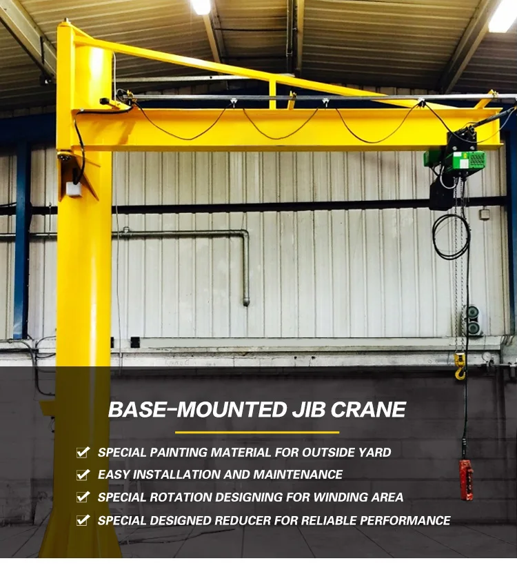 swing arm jib crane 4 ton