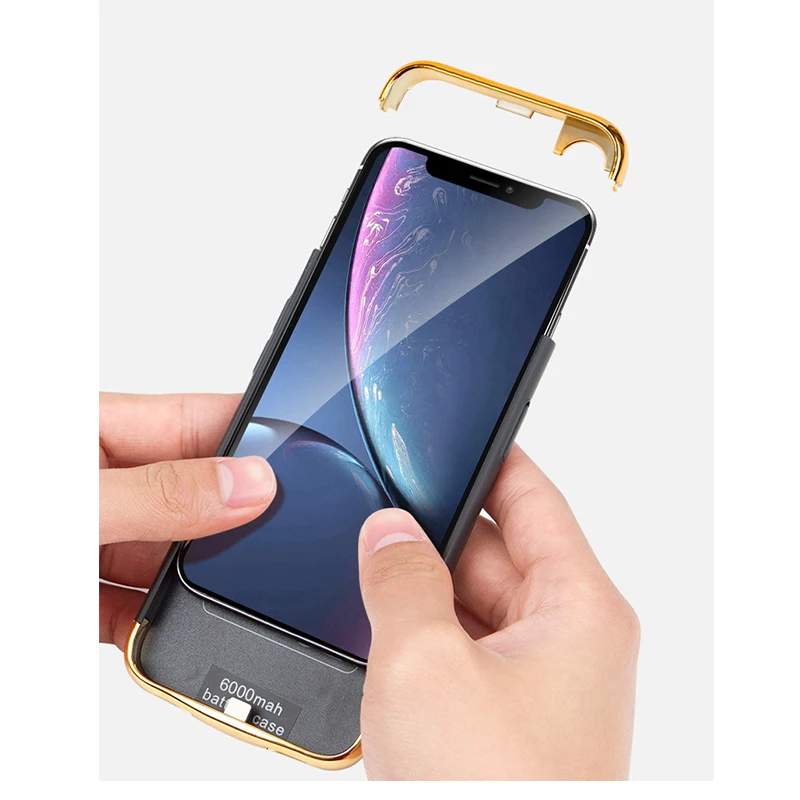 Shockproof Smart Power Bank Case for Apple iPhone 7 8 6 Plus X XS XR XS Max 11 Pro Max, For Apple iPhone 7 Power Bank Case - ANKUX.COM