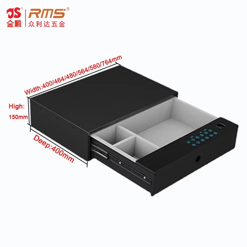 RMS Wardrobe Fittings Cabinet Concealed Safe Box with Fingerprint Lock ...