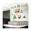 Hot sales removable Christmas picture waterproof Glass Window/wall Sticker