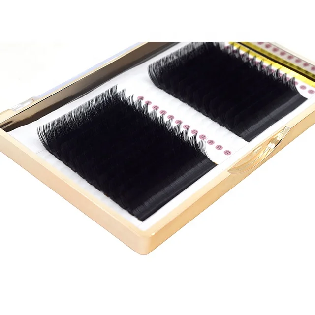 
Book Free Sample Customer Private Label Trays Auto Fan Blooming Eyelashes Extensions Cheap Mink Lashes Extension 