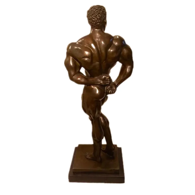 bronze bodybuilding trophy sculpture manufacturer