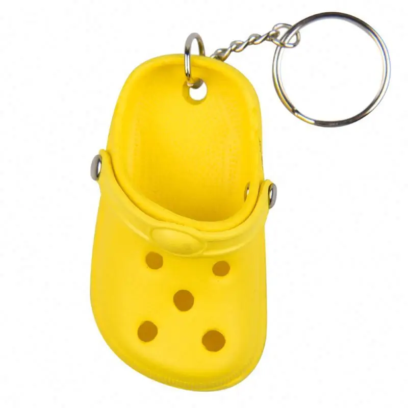 Cute 3d Mini Croc Shoe Keychain Wholesale Summer Colorful Shoes ...