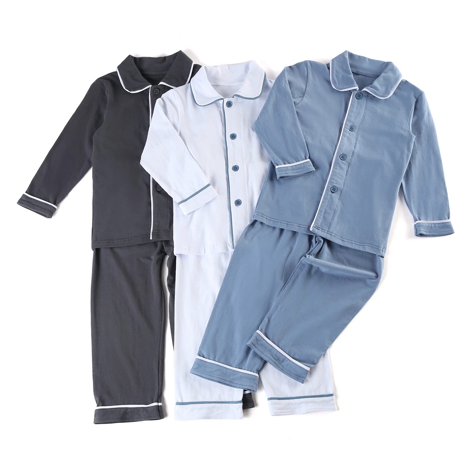 Wholesale Bulk Blank High Quality Top Fashion 2piece Sleepwear Set ...