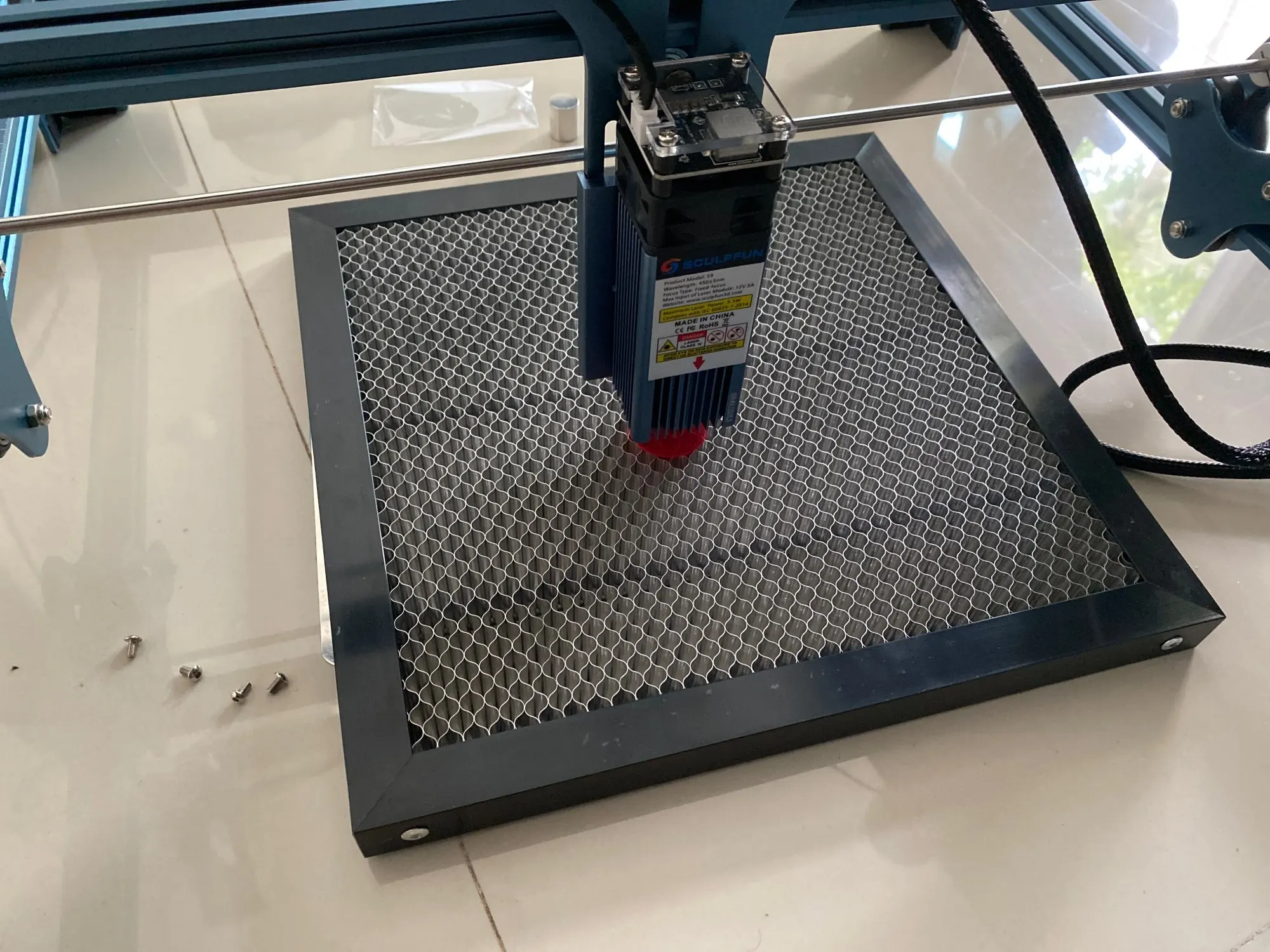 Twotrees 40x40x2.2cm Laser Cutting Worktable Co2 Or Diode