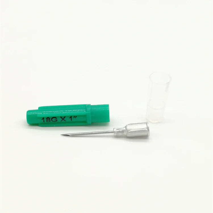 
18G Disposable Aluminium Hub Veterinary Needle 