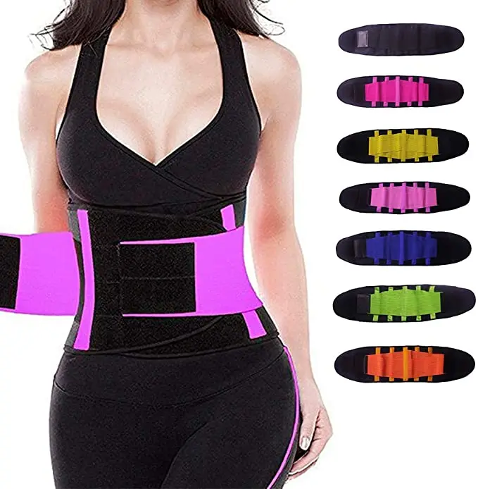 
fajas para ejersicios High Elastic Underbust Latex Cincher Slim Neoprene Sweat Waist Trainer Corset Trimmer 