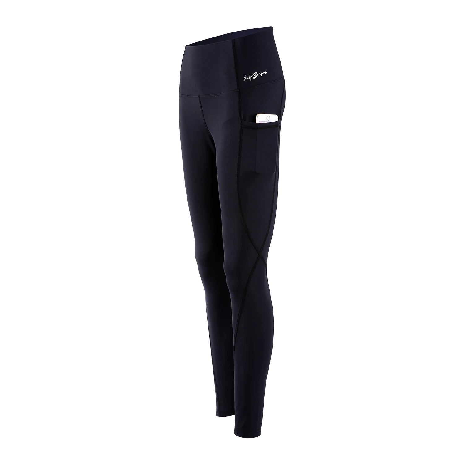 black yoga pants with back pockets